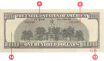 $100 Back (1996 Series)